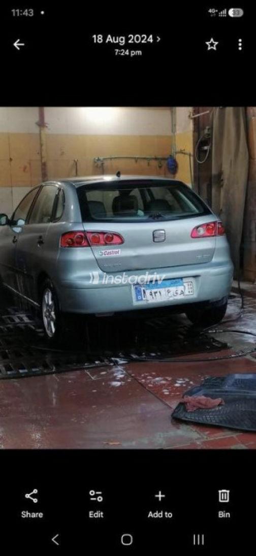 Seat Ibiza 2006 Green Automatic Used for Sale in Cairo - 3