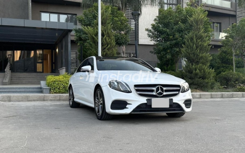 Mercedes E 200 AMG 2017 White Automatic Used for Sale in Madinaty - 1