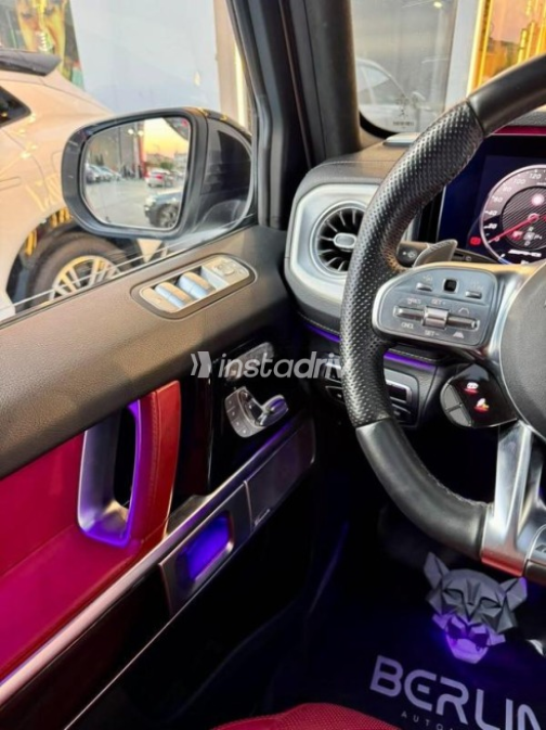 مرسيدس جي 63 ايه ام جى 2021 أبيض أوتوماتيك مستعملة للبيع في القاهرة - 10