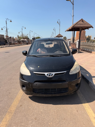 هيونداي I10 2008 أسود يدوي مستعملة للبيع في القاهرة الكبرى ( القاهرة - الجيزة)