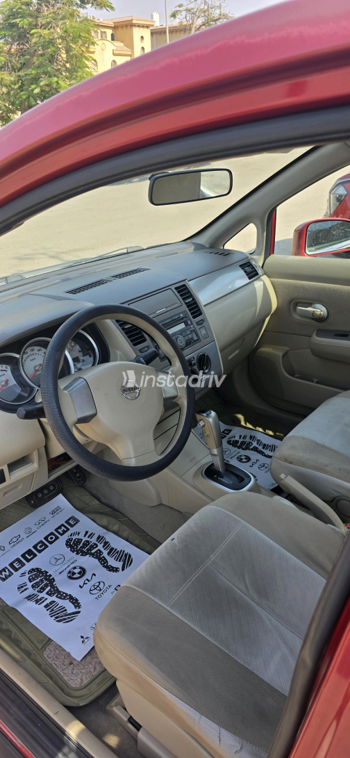 Nissan Tiida 2010 Red Automatic Used for Sale in Greater Cairo ( Cairo + Giza) - 8