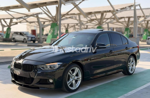BMW 320 2016 Black Automatic Used for Sale in Cairo - 3