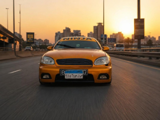 دايو لانوس 2000 ذهبي أوتوماتيك مستعملة للبيع في حلوان