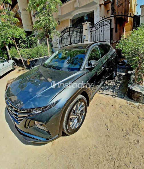 Hyundai Tucson 2022 Green Automatic Used for Sale in Greater Cairo ( Cairo + Giza) - 10