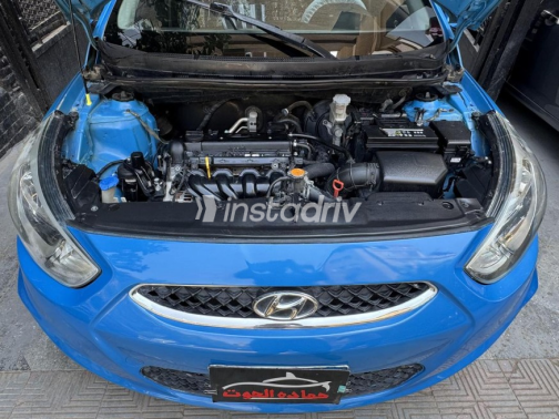 Hyundai Accent RB 2019 Dark Blue Automatic Used for Sale in Heliopolis - 5