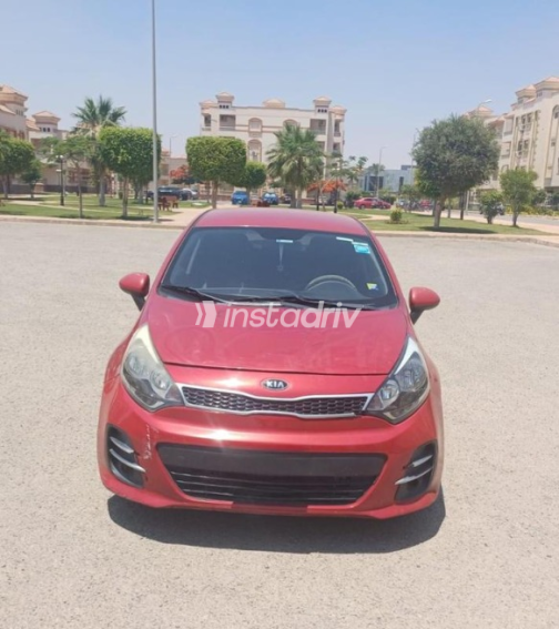 Kia Rio 2015 Red Automatic Used for Sale in Cairo - 1