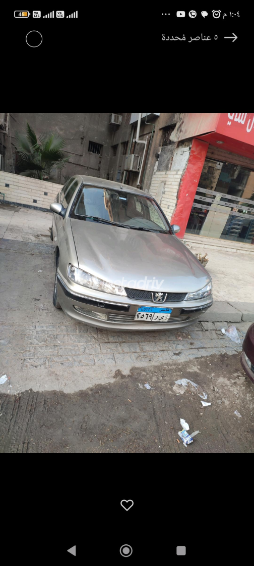 بيجو 406 2002 ذهبي أوتوماتيك مستعملة للبيع في القاهرة الكبرى ( القاهرة - الجيزة) - 1