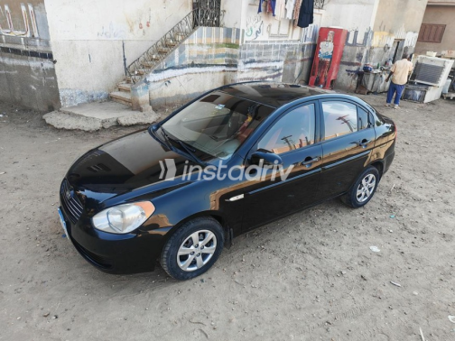 هيونداي اكسنت 2008 أسود أوتوماتيك مستعملة للبيع في الزقازيق - 1