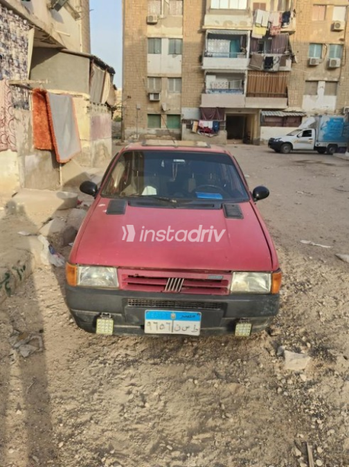 فيات اونو 1993 أحمر أوتوماتيك مستعملة للبيع في السويس‎ - 4