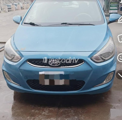 Hyundai Accent RB 2019 White Automatic Used for Sale in Greater Cairo ( Cairo + Giza) - 3