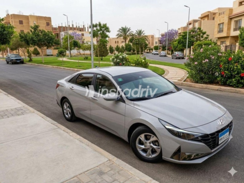 هيونداي إلنترا سى ان 7 2021 رمادي غامق أوتوماتيك مستعملة للبيع في أسيوط - 2