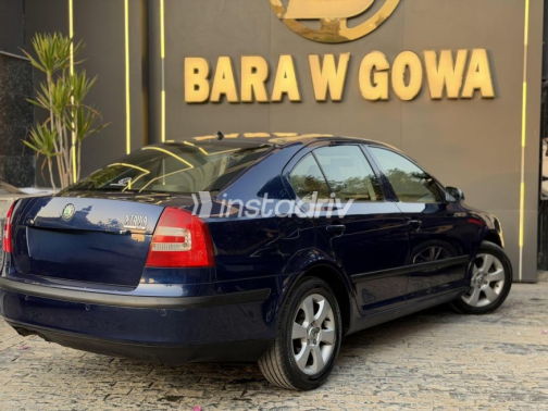 Skoda Octavia 2008 Dark Blue Automatic Used for Sale in Sheikh Zayed City - 5