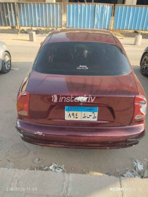 Chevrolet Lanos 2017 Red Automatic Used for Sale in Cairo - 1