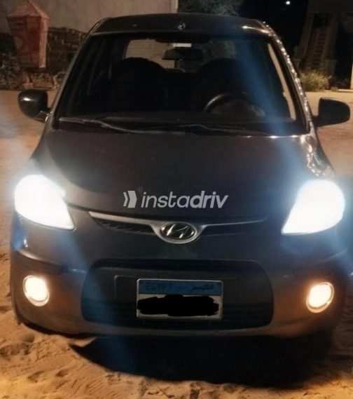 هيونداي I10 2010 رمادي أوتوماتيك مستعملة للبيع في بنها - 1