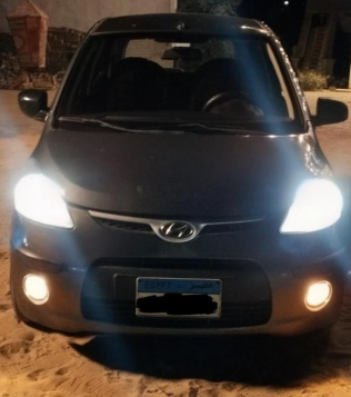 هيونداي I10 2010 رمادي أوتوماتيك مستعملة للبيع في بنها