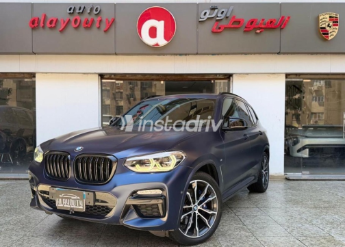 بي ام دبليو X3 M 2019 أزرق غامق أوتوماتيك مستعملة للبيع في مدينة نصر - 4