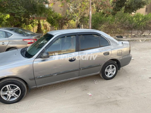 Hyundai Verna 2008 Gray Automatic Used for Sale in Nasr city - 3