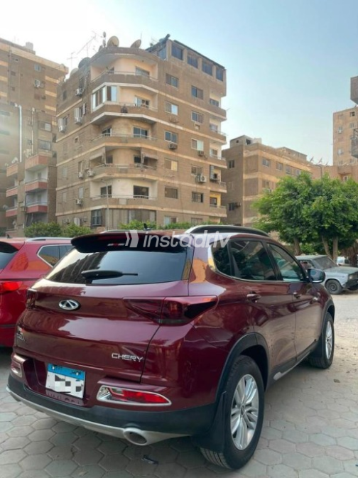 شيرى تيجو 7 2022 أحمر غامق أوتوماتيك مستعملة للبيع في مدينة نصر - 3