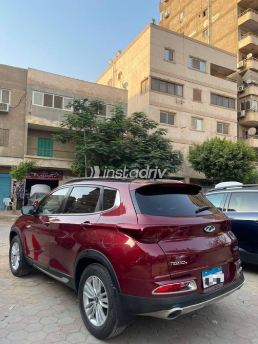 شيرى تيجو 7 2022 أحمر غامق أوتوماتيك مستعملة للبيع في مدينة نصر - 5