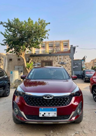 شيرى تيجو 7 2022 أحمر غامق أوتوماتيك مستعملة للبيع في مدينة نصر