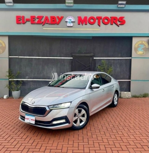 Skoda Octavia A8 2021 White Automatic Used for Sale in Greater Cairo ( Cairo + Giza) - 3