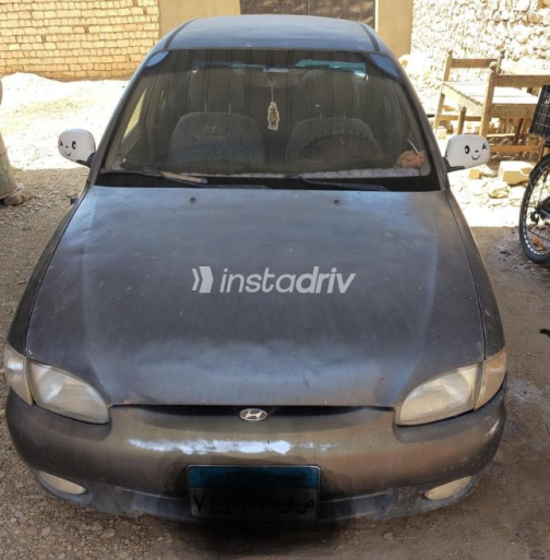 هيونداي اكسنت 2006 رمادي أوتوماتيك مستعملة للبيع في أسوان - 2