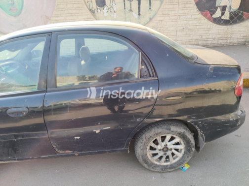 دايو لانوس 2000 أسود أوتوماتيك مستعملة للبيع في الجيزة - 7