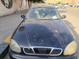 دايو لانوس 2000 أسود أوتوماتيك مستعملة للبيع في الجيزة