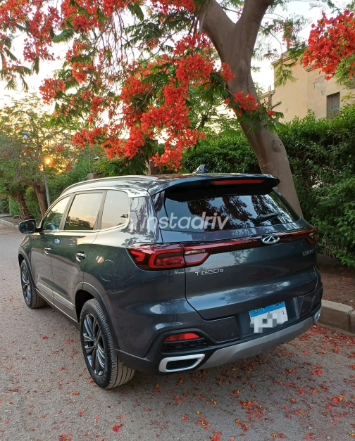 Chery Tiggo 8 2022 Gray Automatic Used for Sale in Greater Cairo ( Cairo + Giza) - 4