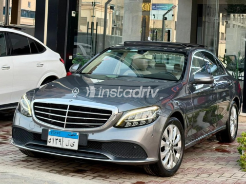 مرسيدس C 180 2019 رمادي أوتوماتيك مستعملة للبيع في مدينة الشيخ زايد - 2