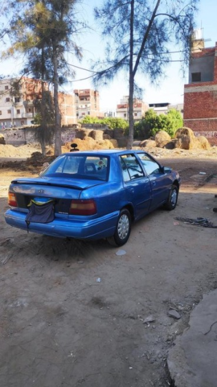 هيونداي اكسيل 1993 أزرق غامق أوتوماتيك مستعملة للبيع في الشرقية