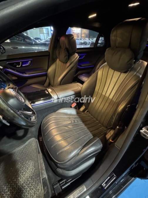 مرسيدس S 450 2022 أسود أوتوماتيك مستعملة للبيع في القاهرة - 8