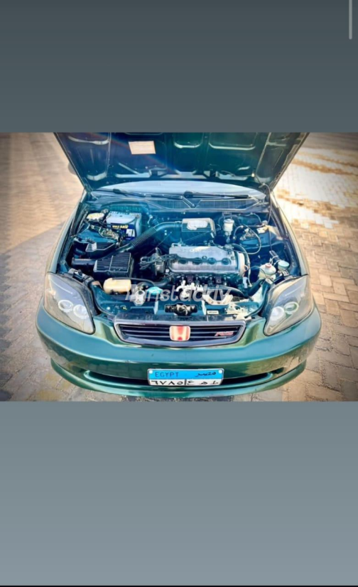 Honda Civic 1997 Green Automatic Used for Sale in Greater Cairo ( Cairo + Giza) - 4
