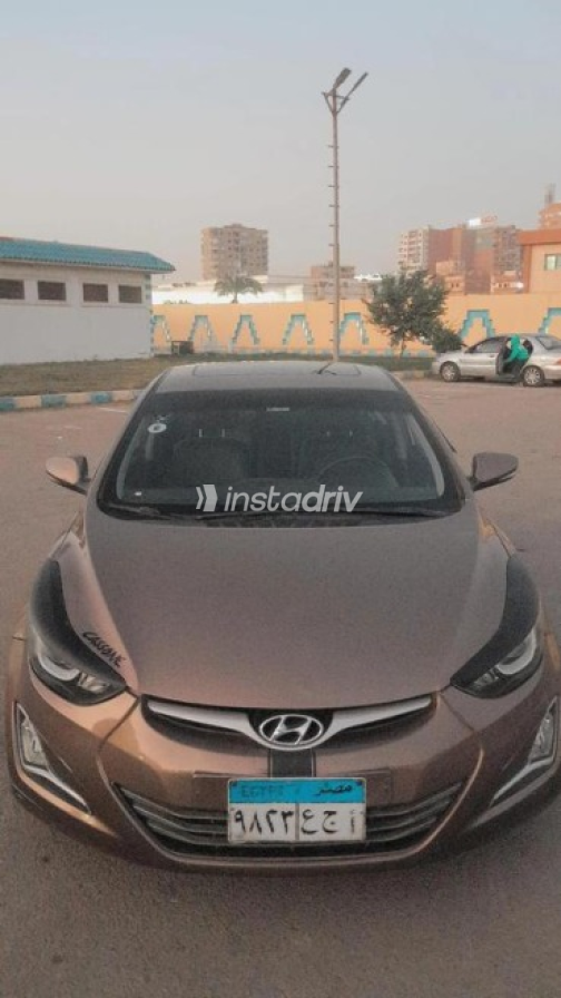 هيونداي إلنترا ام دى 2016 برونزي أوتوماتيك مستعملة للبيع في مصر الجديدة - 2
