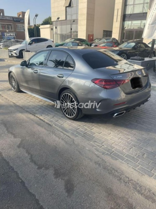 مرسيدس C 200 2022 رمادي أوتوماتيك مستعملة للبيع في مدينة الشيخ زايد - 3