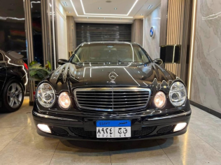مرسيدس E 240 2003 أسود أوتوماتيك مستعملة للبيع في المنصورة