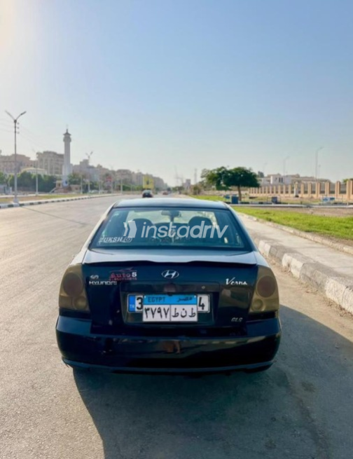 Hyundai Verna 2013 Black Automatic Used for Sale in Ismailia - 7