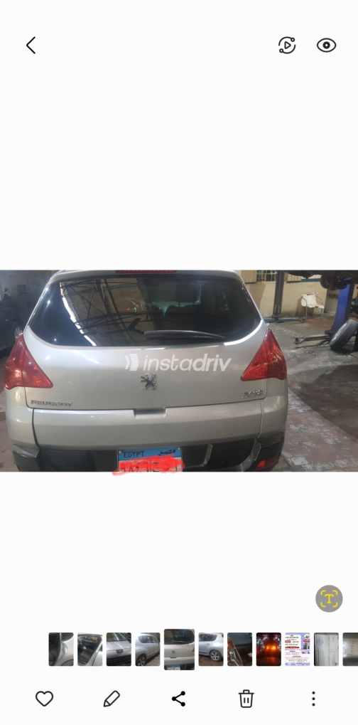 Peugeot 3008 2011 Gray Automatic Used for Sale in Greater Cairo ( Cairo + Giza) - 1