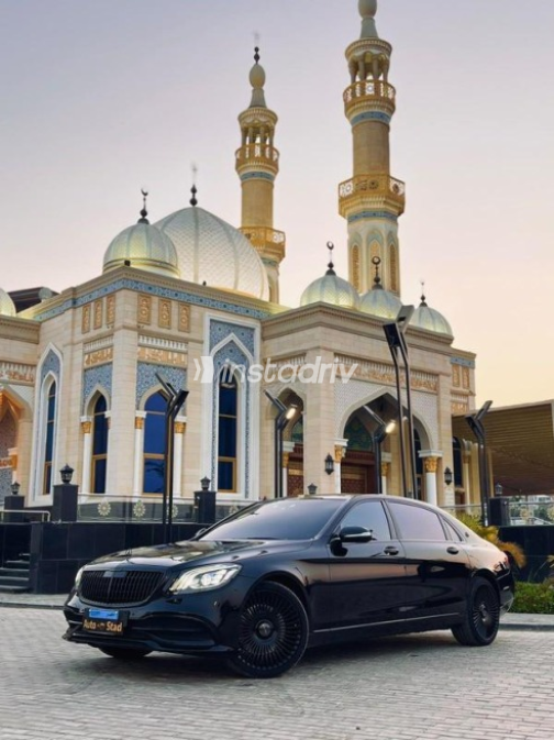 Mercedes S 560 2020 Black Automatic Used for Sale in Cairo - 1