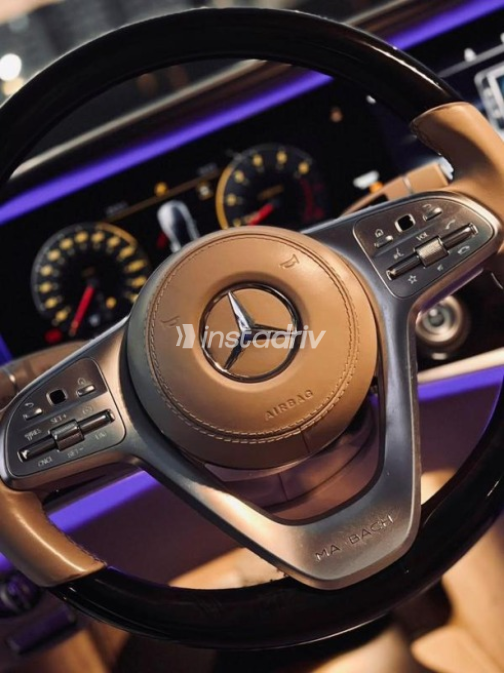 Mercedes S 560 2020 Black Automatic Used for Sale in Cairo - 8