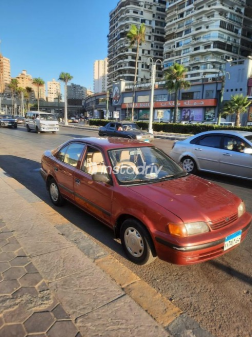 تويوتا تيرسل 1997 أحمر أوتوماتيك مستعملة للبيع في الإسكندرية - 2