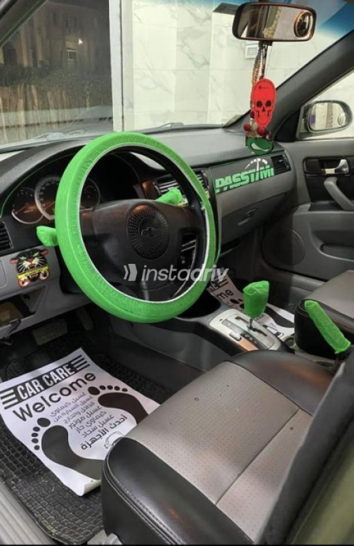 شيفروليه أوبترا 2006 أخضر غامق أوتوماتيك مستعملة للبيع في الجيزة - 3