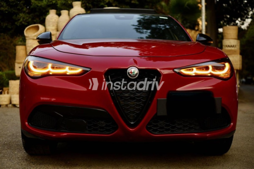Alfa Romeo Stelvio 2024 Red Automatic Used for Sale in Maadi - 1