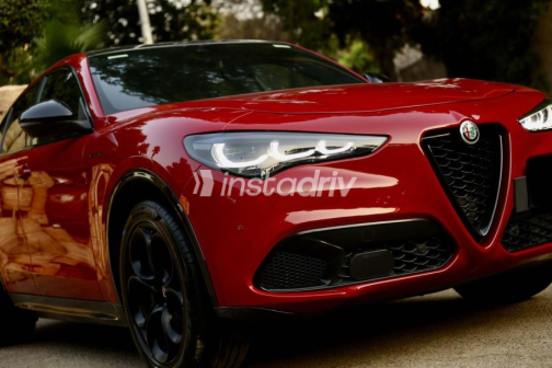 Alfa Romeo Stelvio 2024 Red Automatic Used for Sale in Maadi - 3