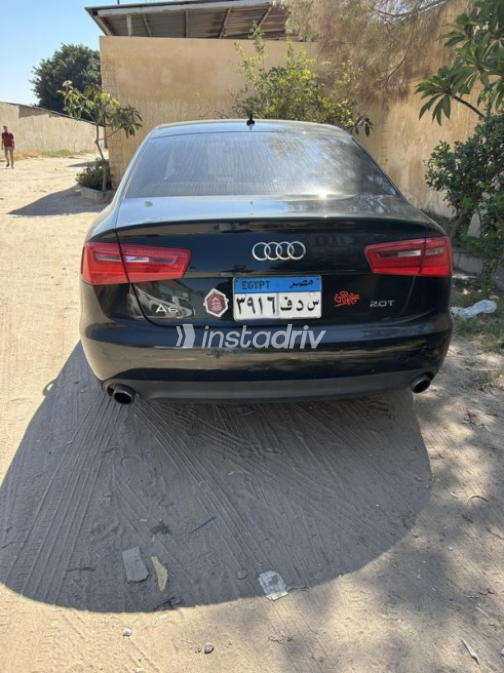 اودي A6 2014 أسود أوتوماتيك مستعملة للبيع في الإسكندرية - 2