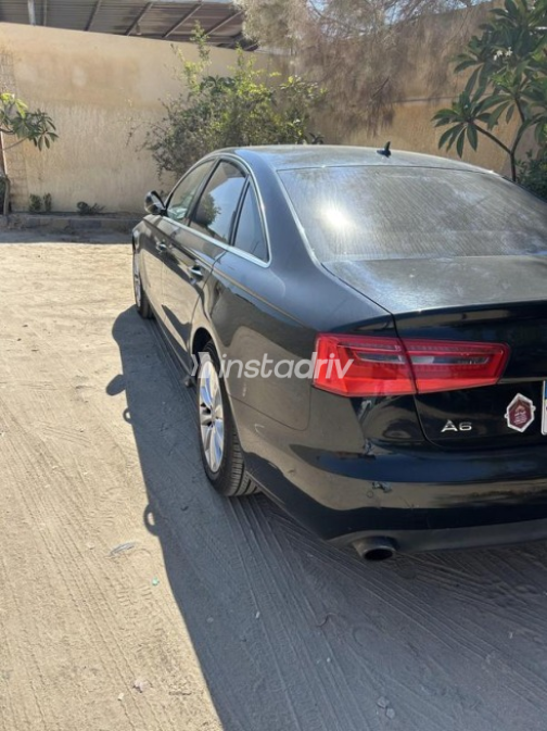 اودي A6 2014 أسود أوتوماتيك مستعملة للبيع في الإسكندرية - 3