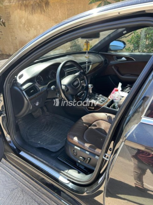اودي A6 2014 أسود أوتوماتيك مستعملة للبيع في الإسكندرية - 5