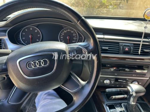 اودي A6 2014 أسود أوتوماتيك مستعملة للبيع في الإسكندرية - 6