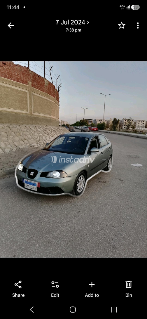 سيات ابيزا 2006 أخضر يدوي مستعملة للبيع في القاهرة الكبرى ( القاهرة - الجيزة) - 3