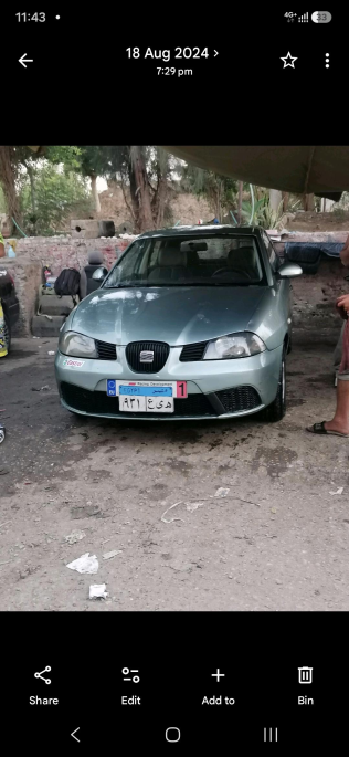 Seat Ibiza 2006 Green Manual Used for Sale in Greater Cairo ( Cairo + Giza)